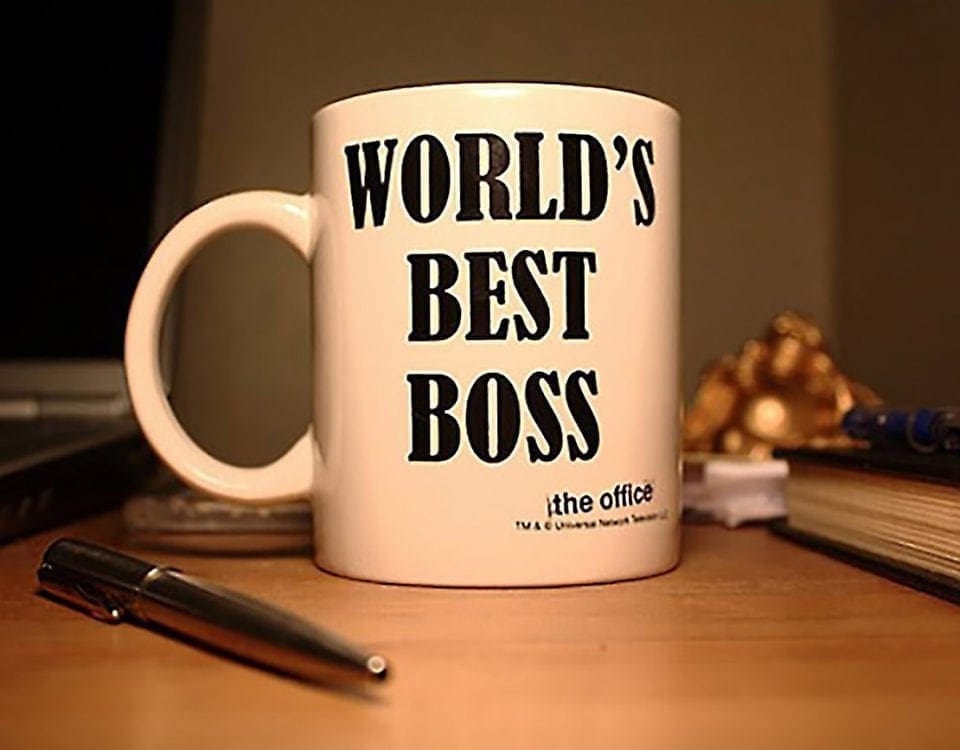 World's best boss mug