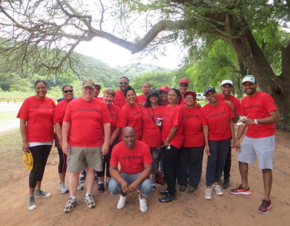 Group of smiling people